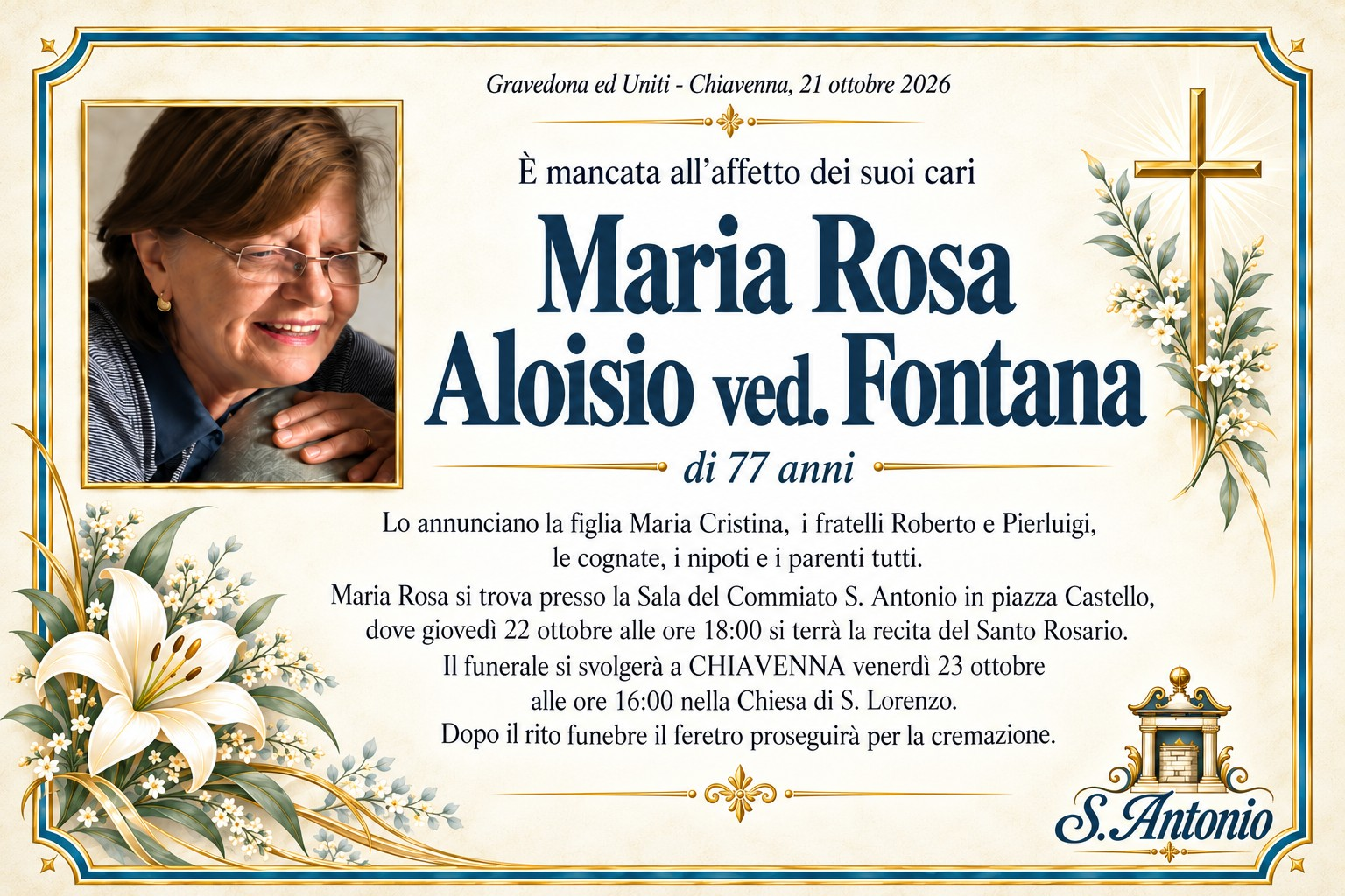 Manifesto funebre