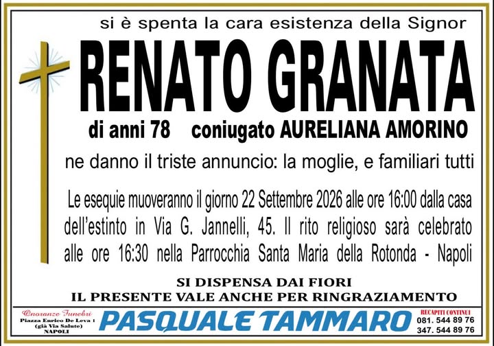 Manifesto funebre