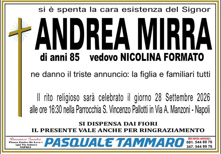 Manifesto funebre